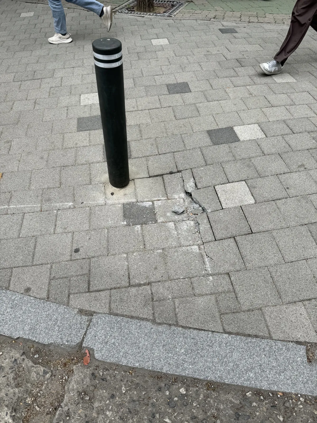 의정부 보도블럭 시공 현장